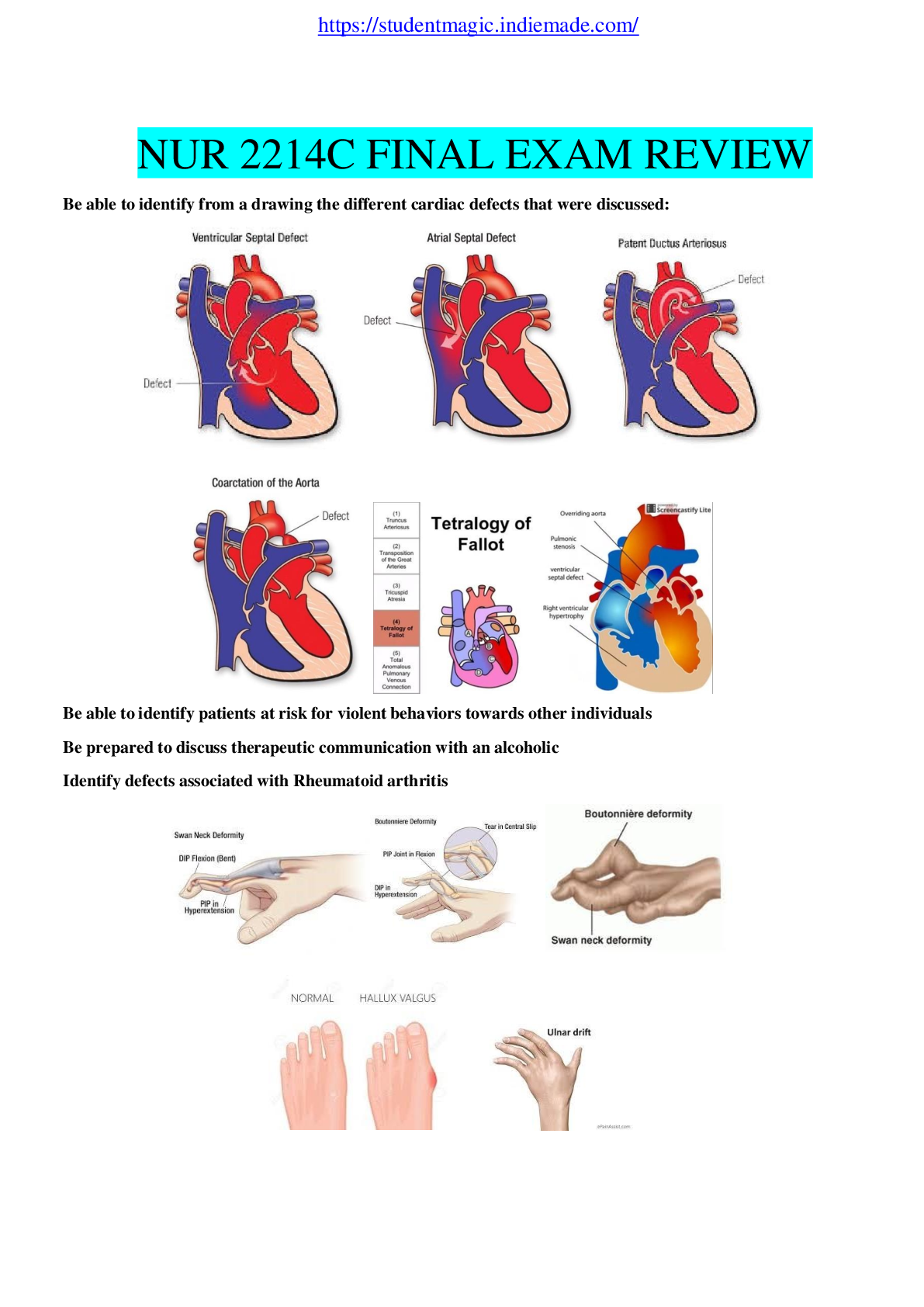 Preview image for NUR 2214C FINAL EXAM REVIEW